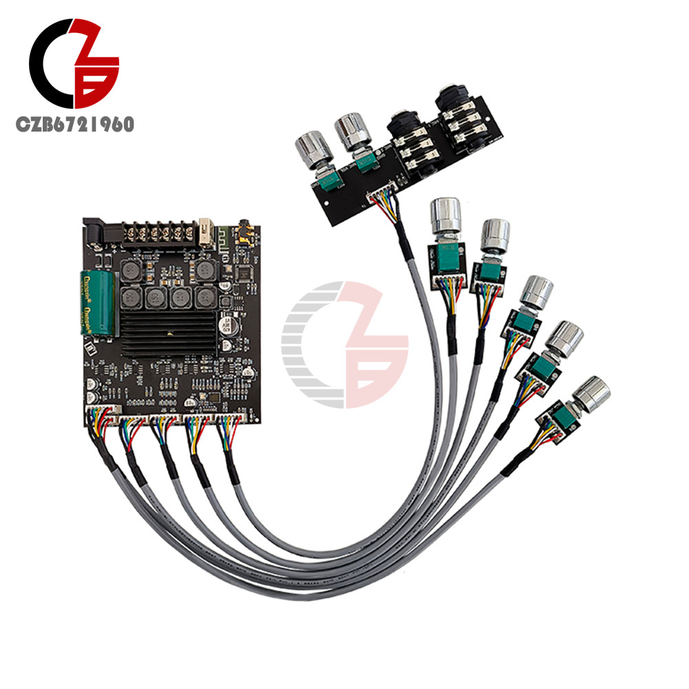 ZK-AM100F Leaded 2.1Channel Bluetooth Power Amplifier Board 50WX2+100W TPA3116D2