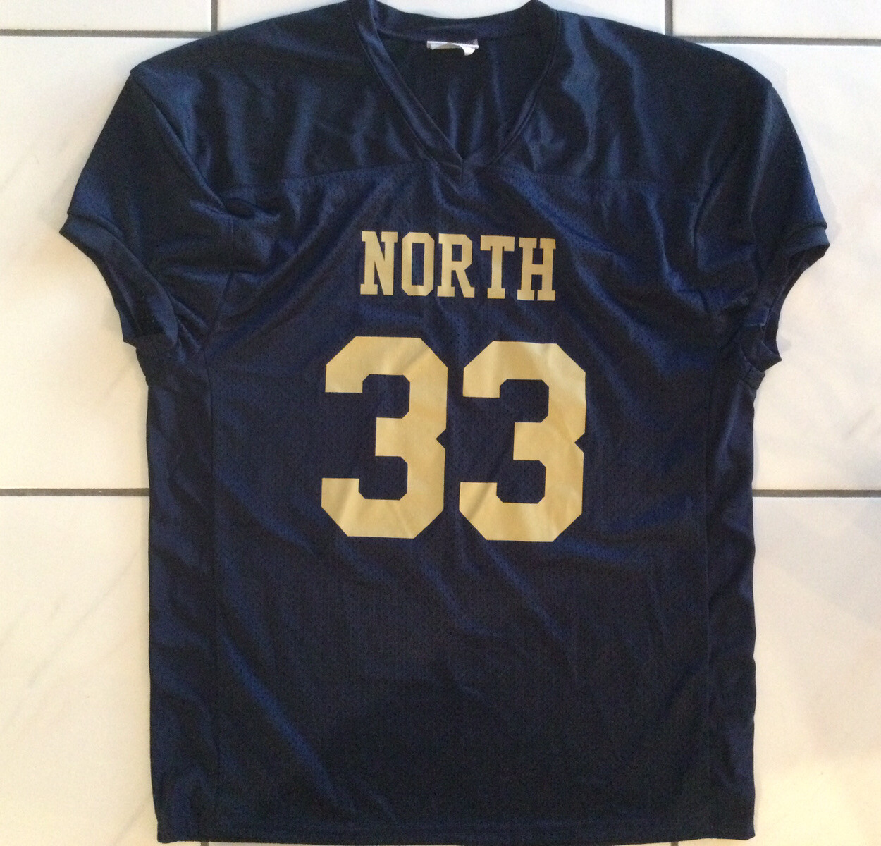 Auth NORTH FOOTBALL Jersey by Teamwork, #33 Numbered/Unnamed, Men’s 2XL (50-52)