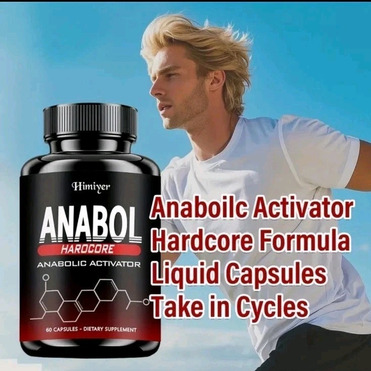 Anabol Hardcore Advanced Bodybuilding Supplement | 60 Capsules | Energy Support