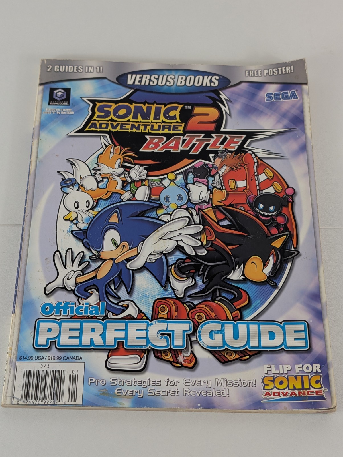 Sonic Adventure 2 Battle + Sonic Advance - Versus Books Perfect Guide Vol. 37