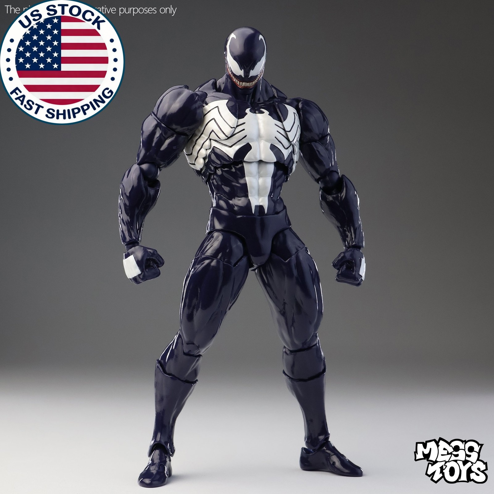 Mess Toys Venom Lethal Neighbor Spider-Man Symbiote 1/12 Action Figure US STOCK