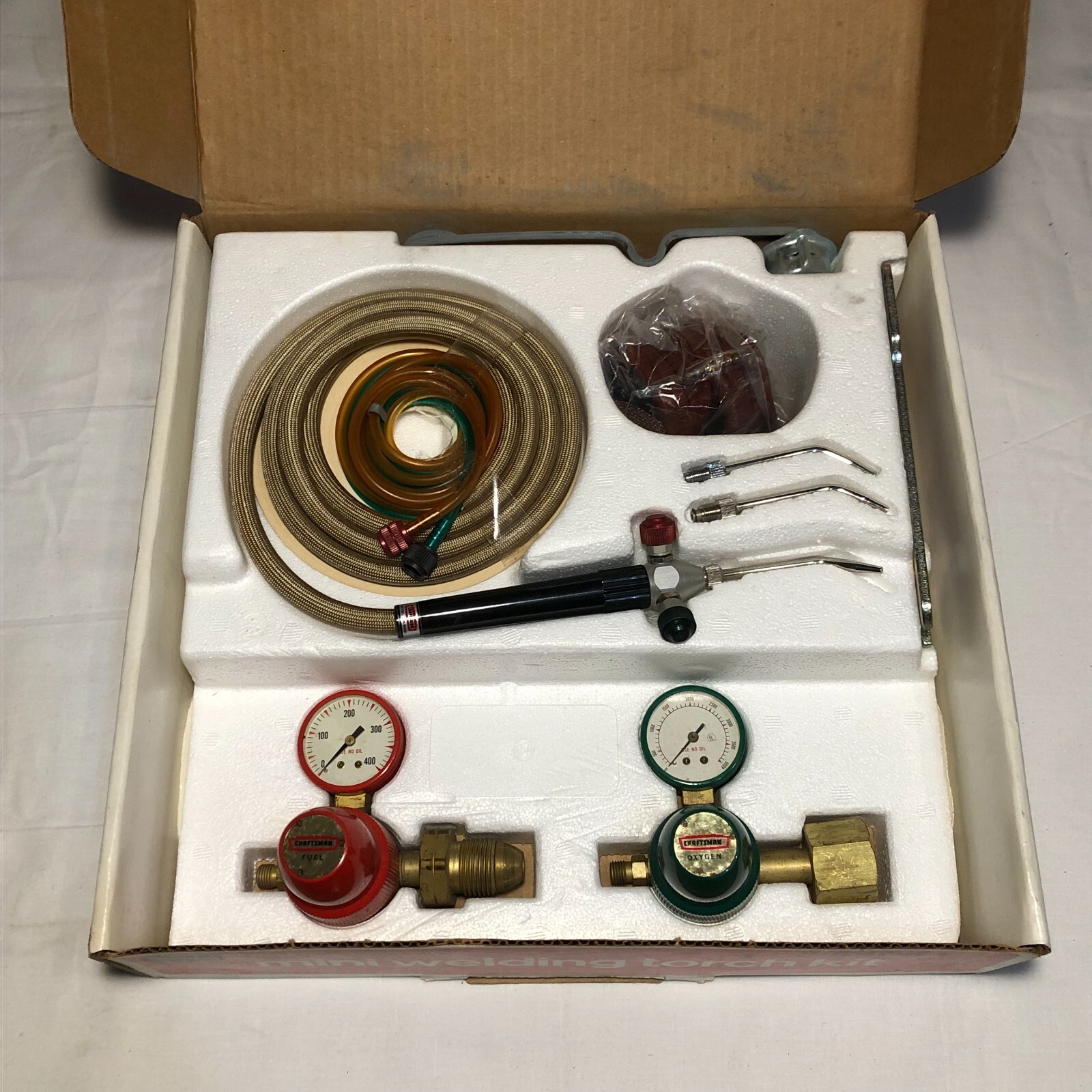 Sears Mini Welding Torch Kit 95405 - 1973 Original Box with Instructions