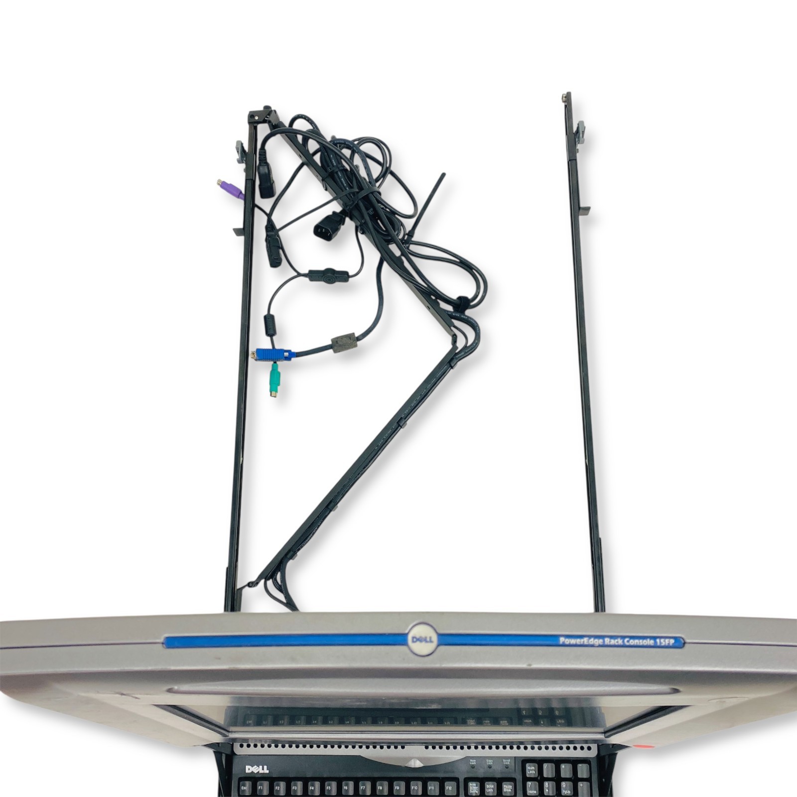 Dell PowerEdge 15FP 15" LCD Rackmount Console KVM with Keyboard