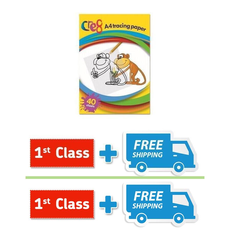 Cre8 A4 Tracing Paper Pad 40shts