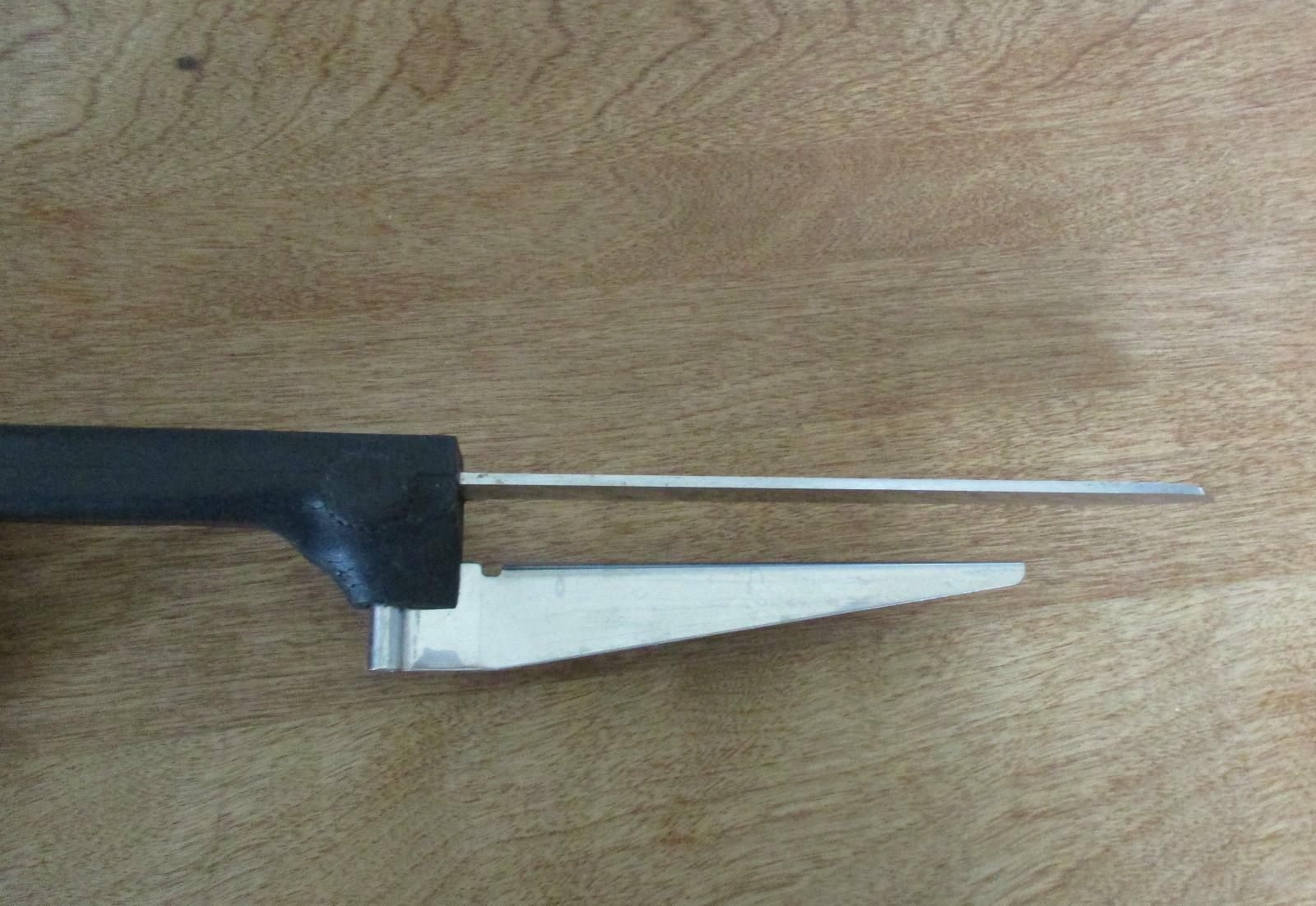 Adjustable Thickness Knife with Serrated Blade ~ Blade is 7" Long