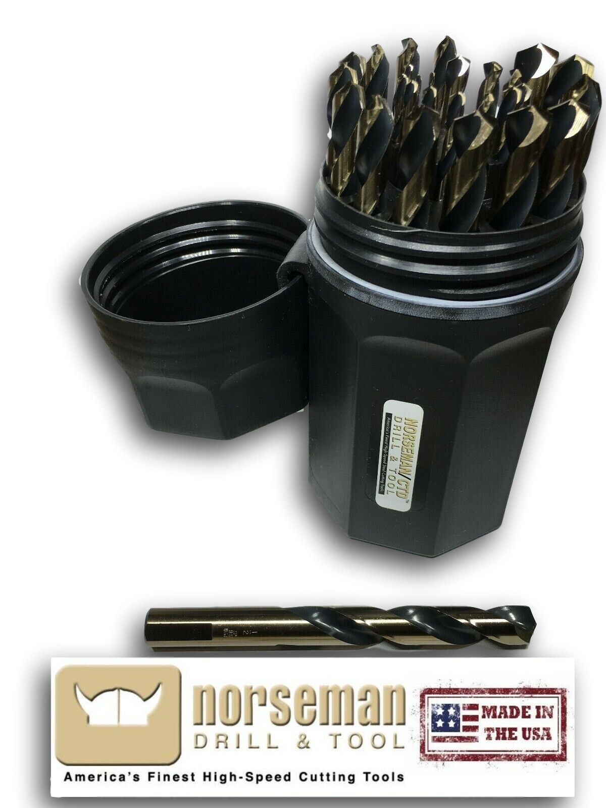 New 29pc Magnum Super Premium Drill Bit Set Mechanics Length USA W/ 3 Flats