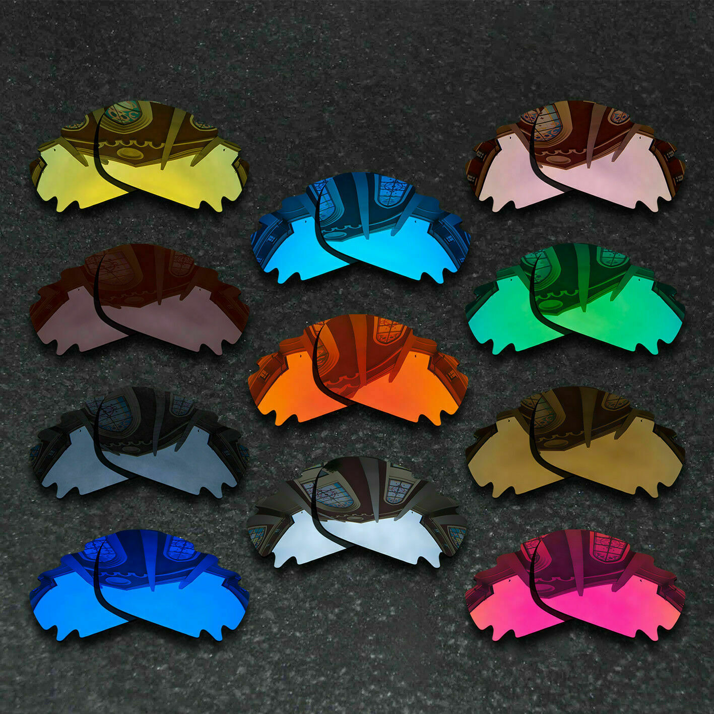 US Polarized Replacement Lenses For-Oakley Jawbone Vented Racing Jacket-Choices