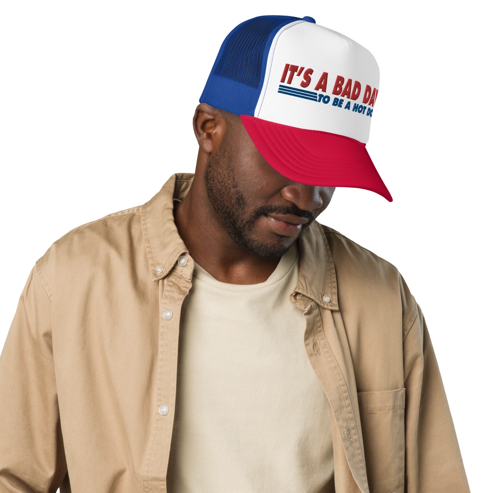 It's a Bad Day to be a Costco Hot Dog | Foam Trucker Hat | Catnip Clipart