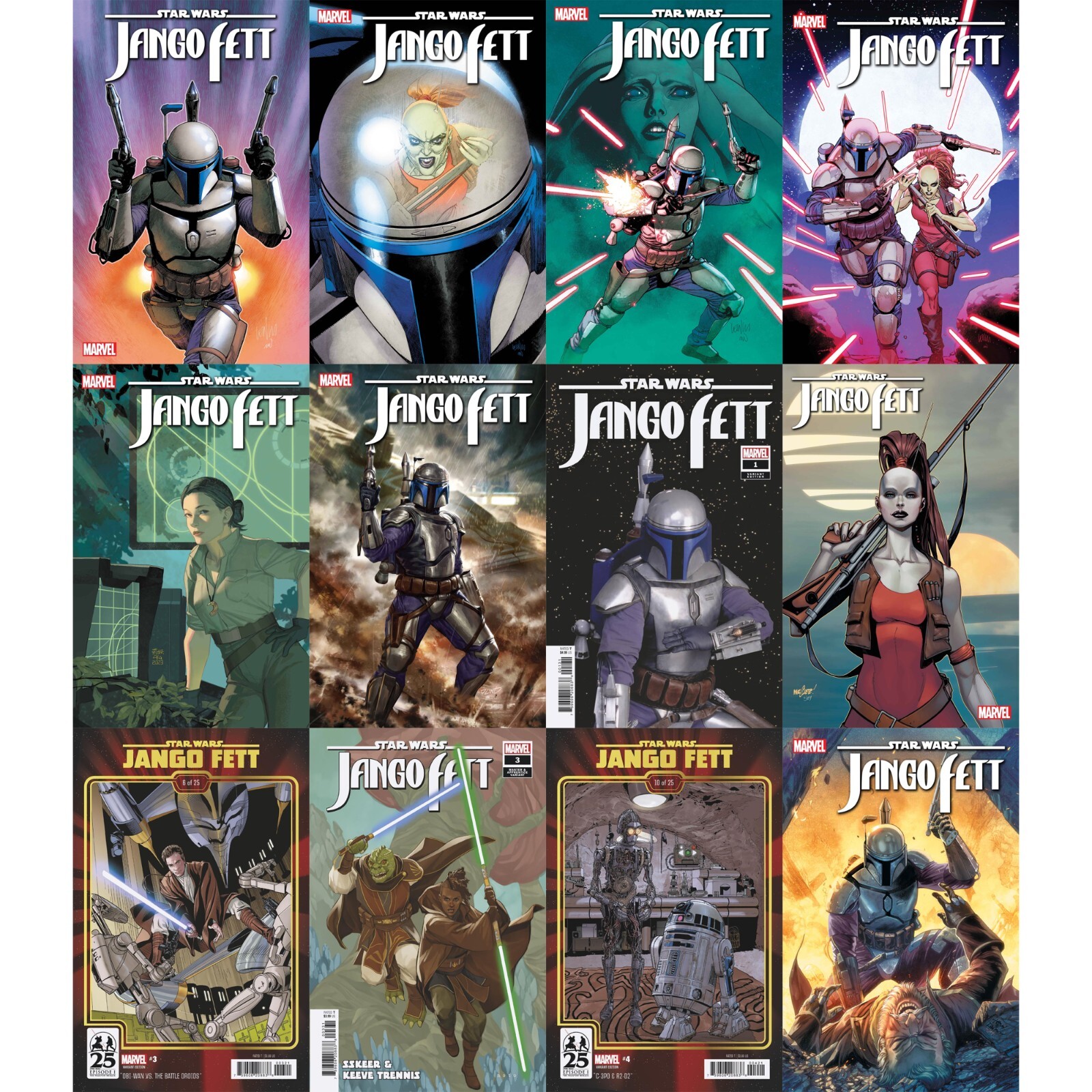 Star Wars: Jango Fett (2024) 1 2 3 4 Variants | Marvel Comics | COVER SELECT