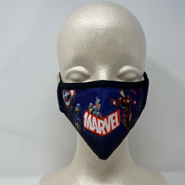 Gyothrig Marvel Comic Hero Fabric Face Masks (5) Reusable Adjustable Nose Clip