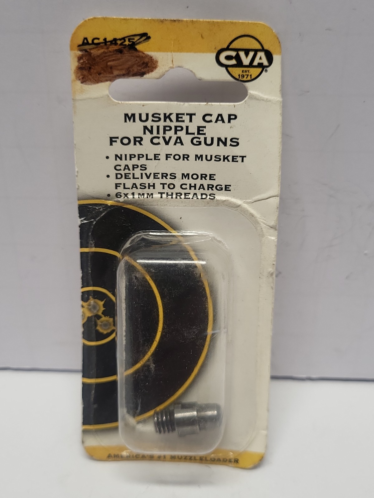 CVA MUSKET MAG NIPPLE AC1425 6 X 1 THRERADS