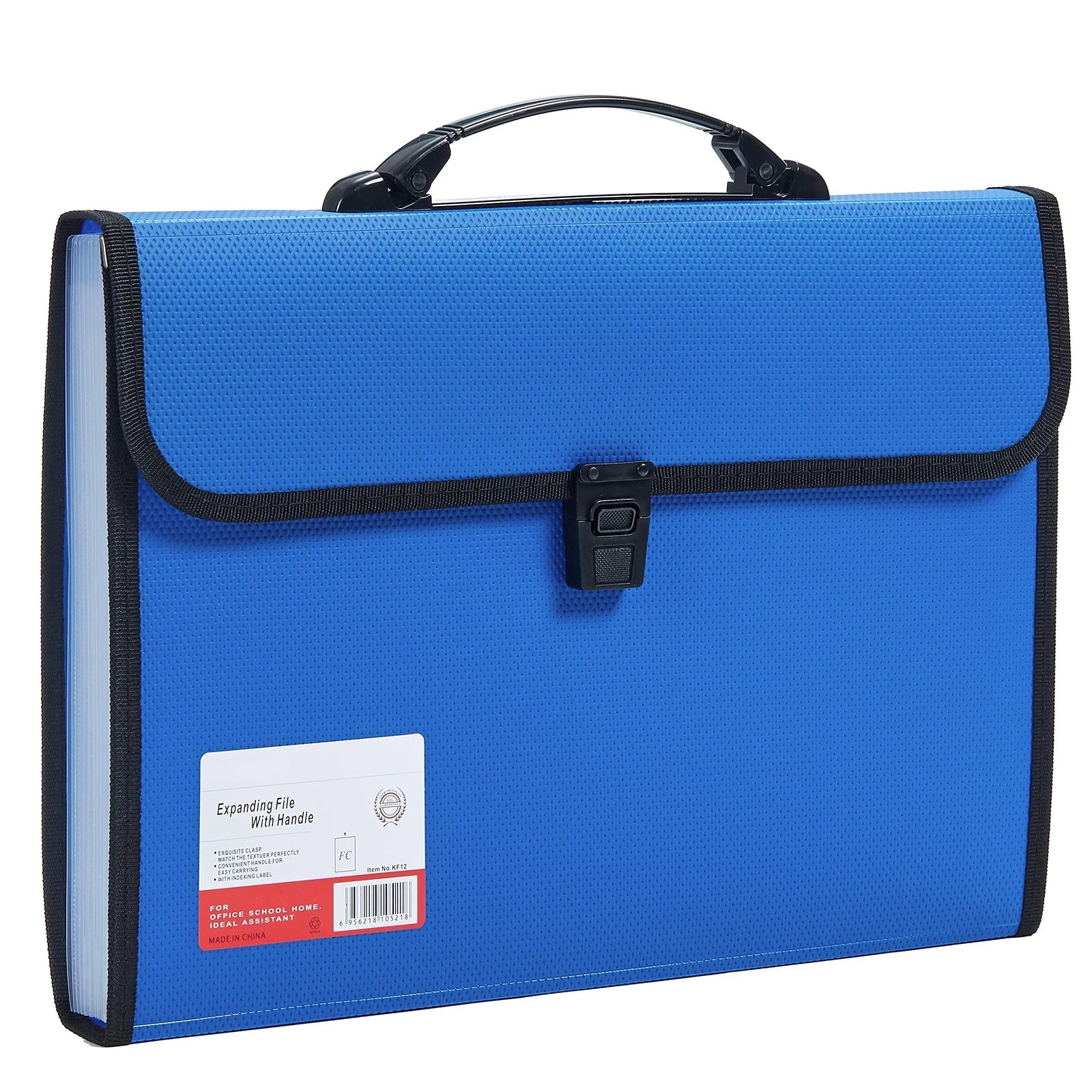 Legal-size accordion file organizer with 13 pockets