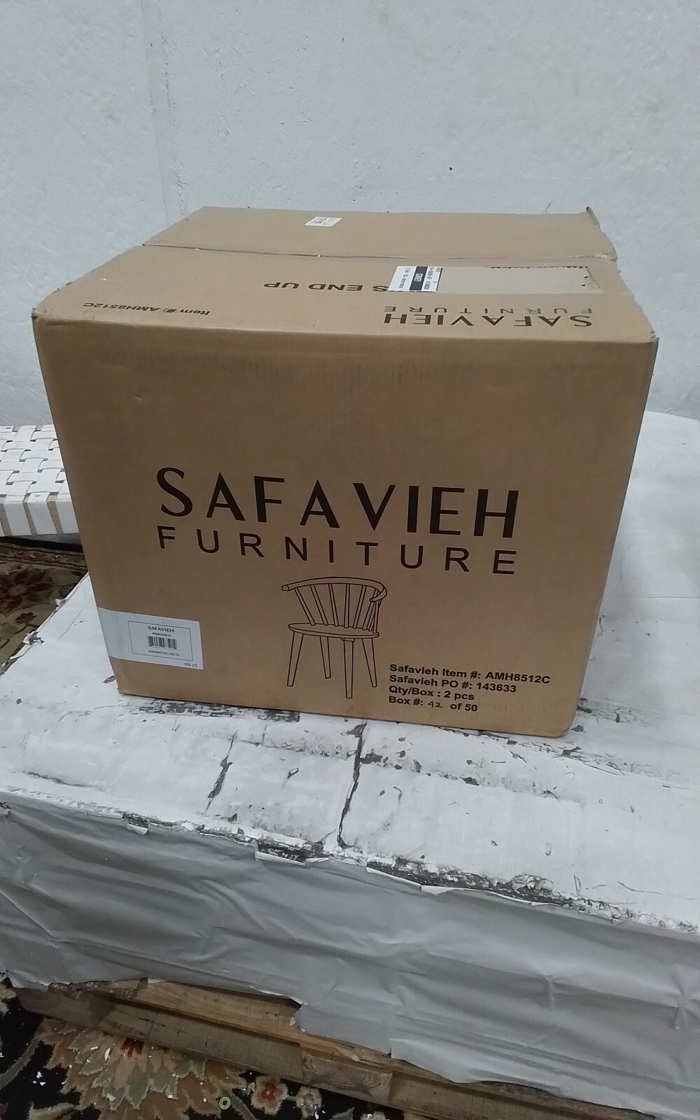Safavieh BLANCHARD SIDE CHAIR, Reduced Price 2172746970 AMH8512C