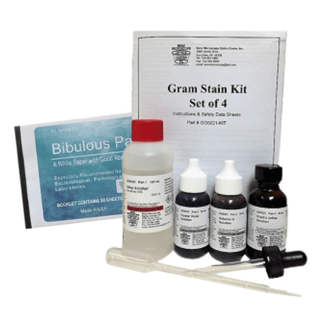 Benz Microscope Gram Stain Kit With Bibulous Paper AA-GG0221-KIT