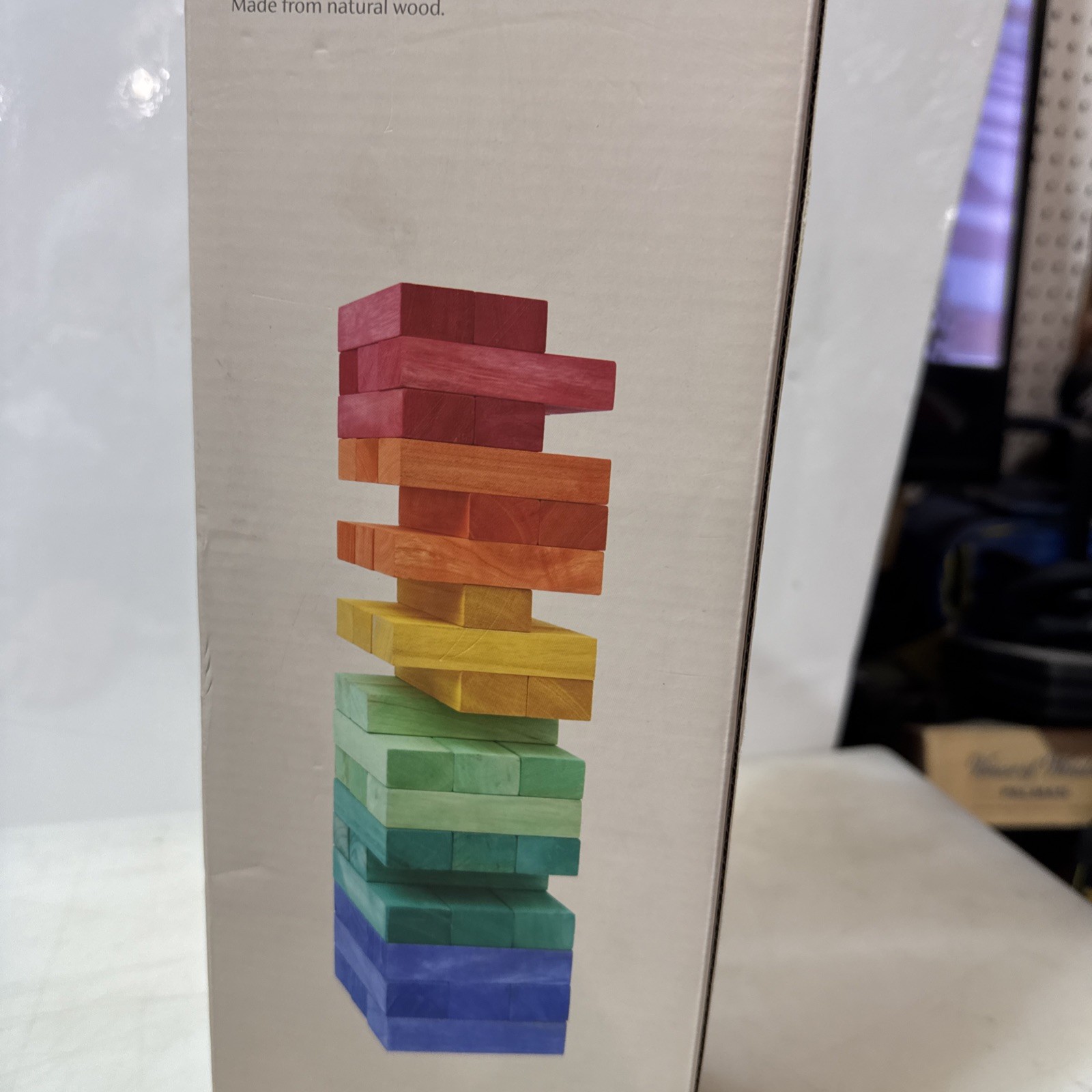 SunnyLife ~ Wood Jumbling Tower , Multicolor ~ box included