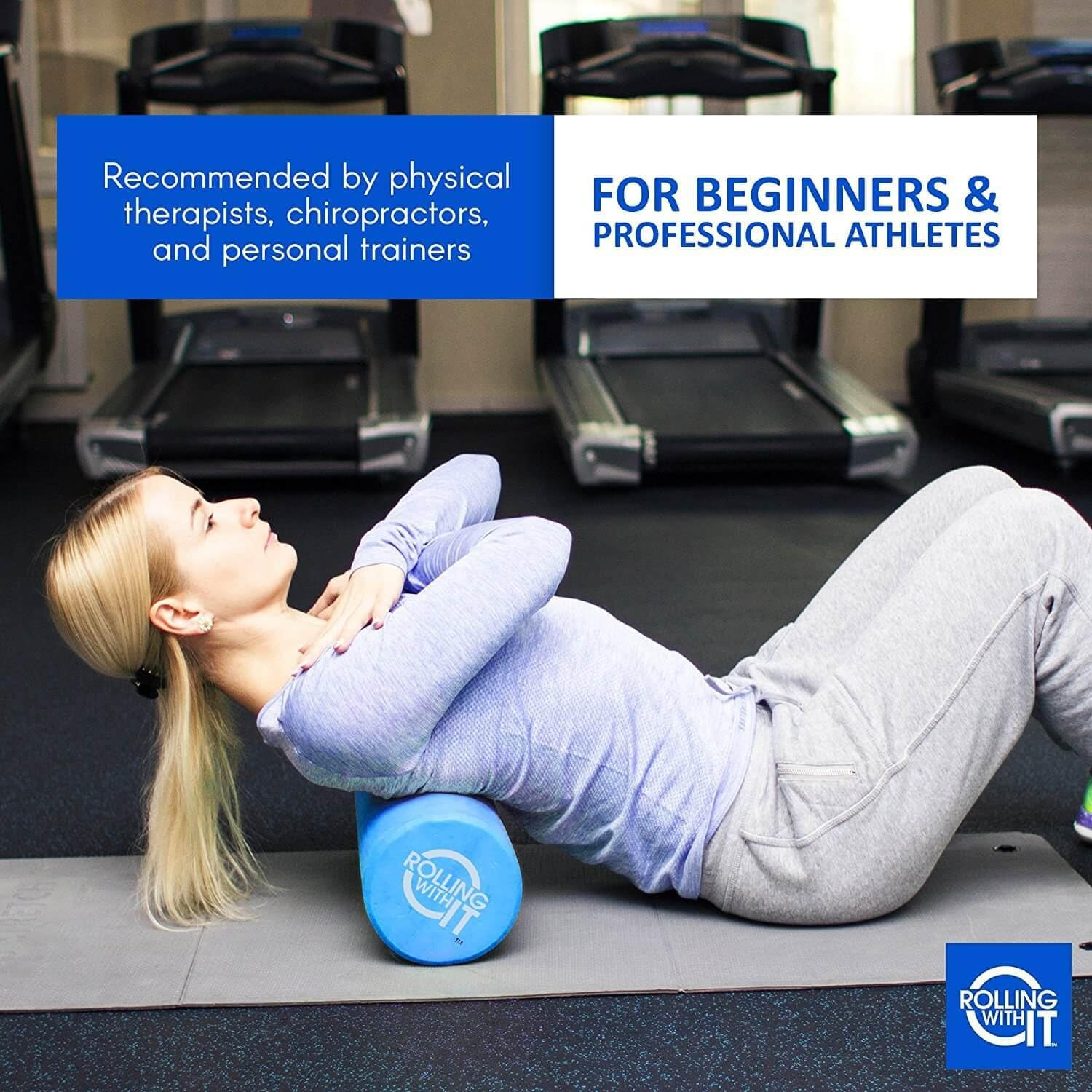 Foam Roller with High Density for Physical Therapy, Muscle Roller for Exercise a