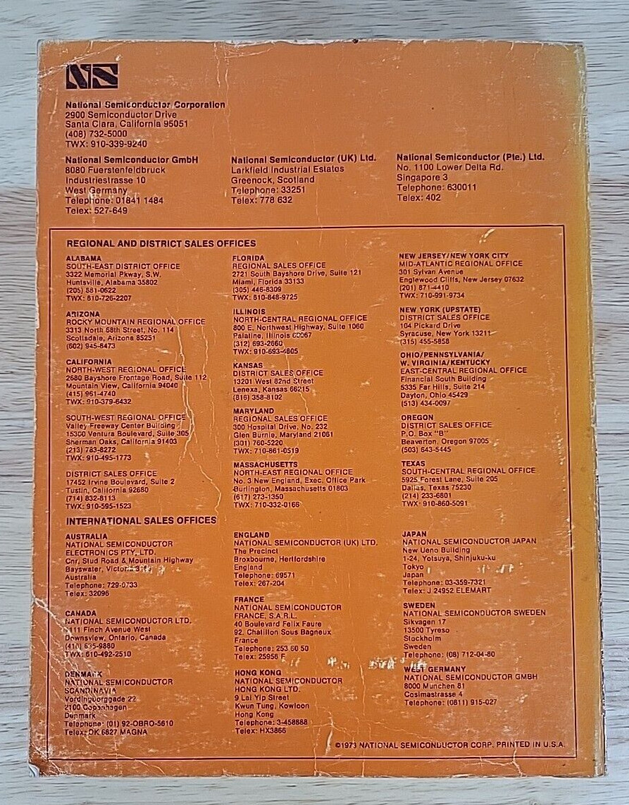 Linear Integrated Circuits Jun 1973 National Semiconductor