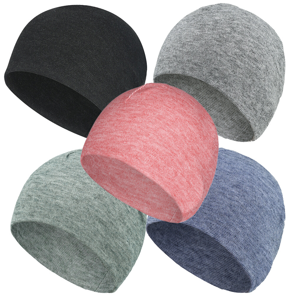 Men's Women's Thermal Beanie Hat Winter Fleece Helmet Liner Windproof Skull Cap