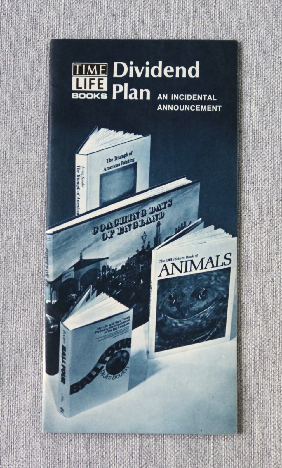 Time-Life Book Club Sales Catalog Book Pamphlet Brochure 1971