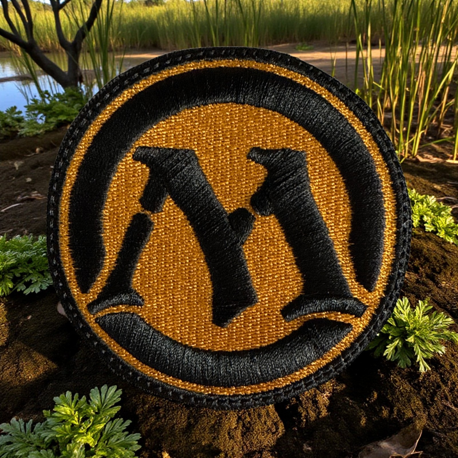 Magic the Gathering M Logo Embroidery Patch Multi Sizes 3.5" - 5"