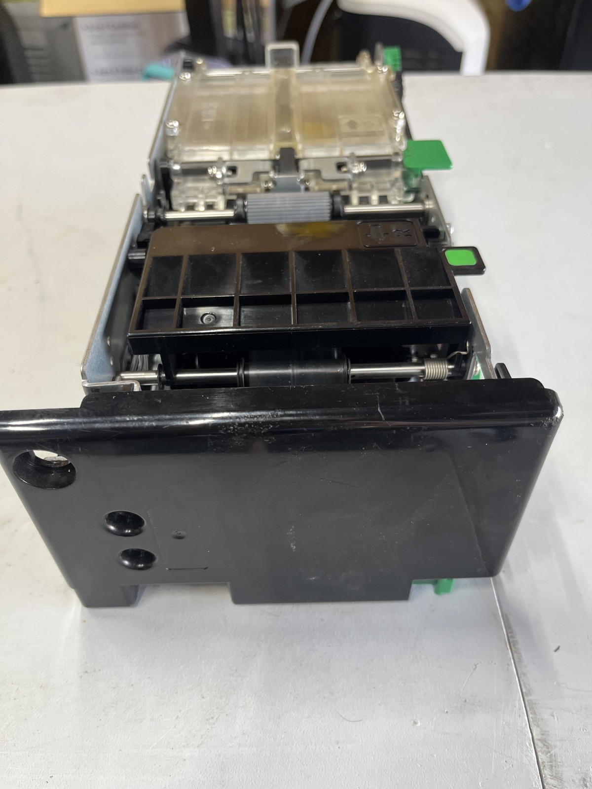 Fujitsu recycling Stacker Module Dual Drum kd04014 d001 4970524325. Untested