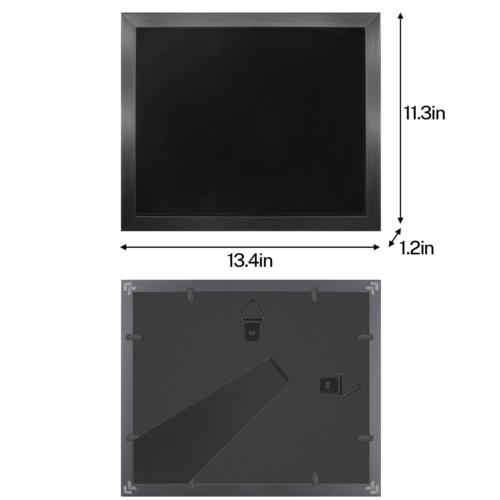Pin Display Case, Enamel Pin Collection Display, 11" X 13" Shadow Box for Wal...
