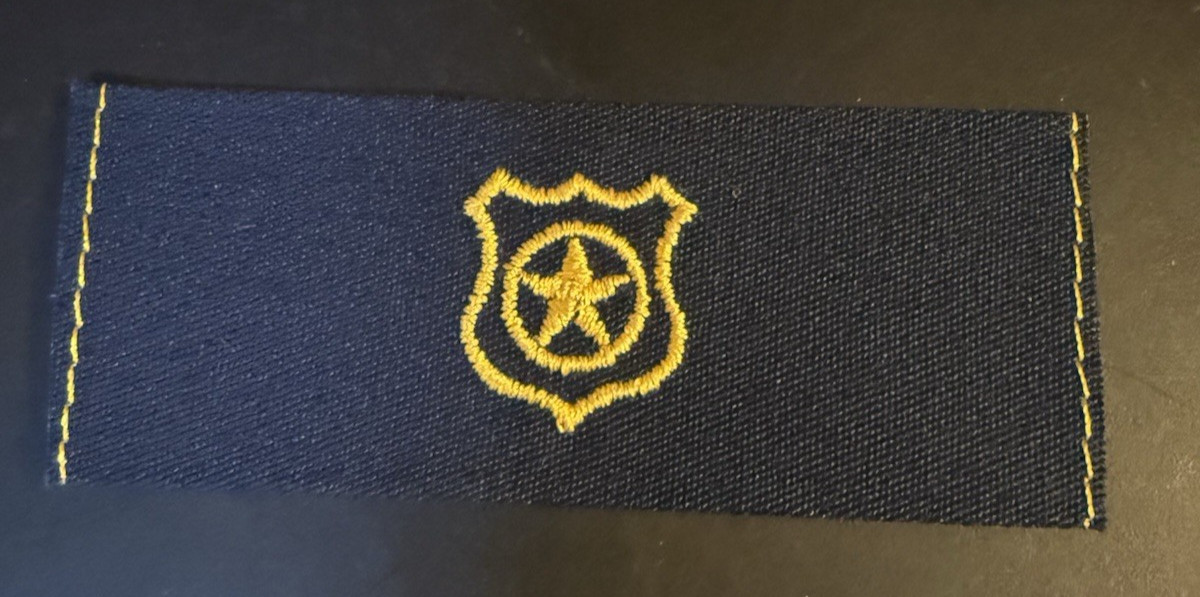 U S Navy; Collar Device, Coverall Emblem, Physical Security