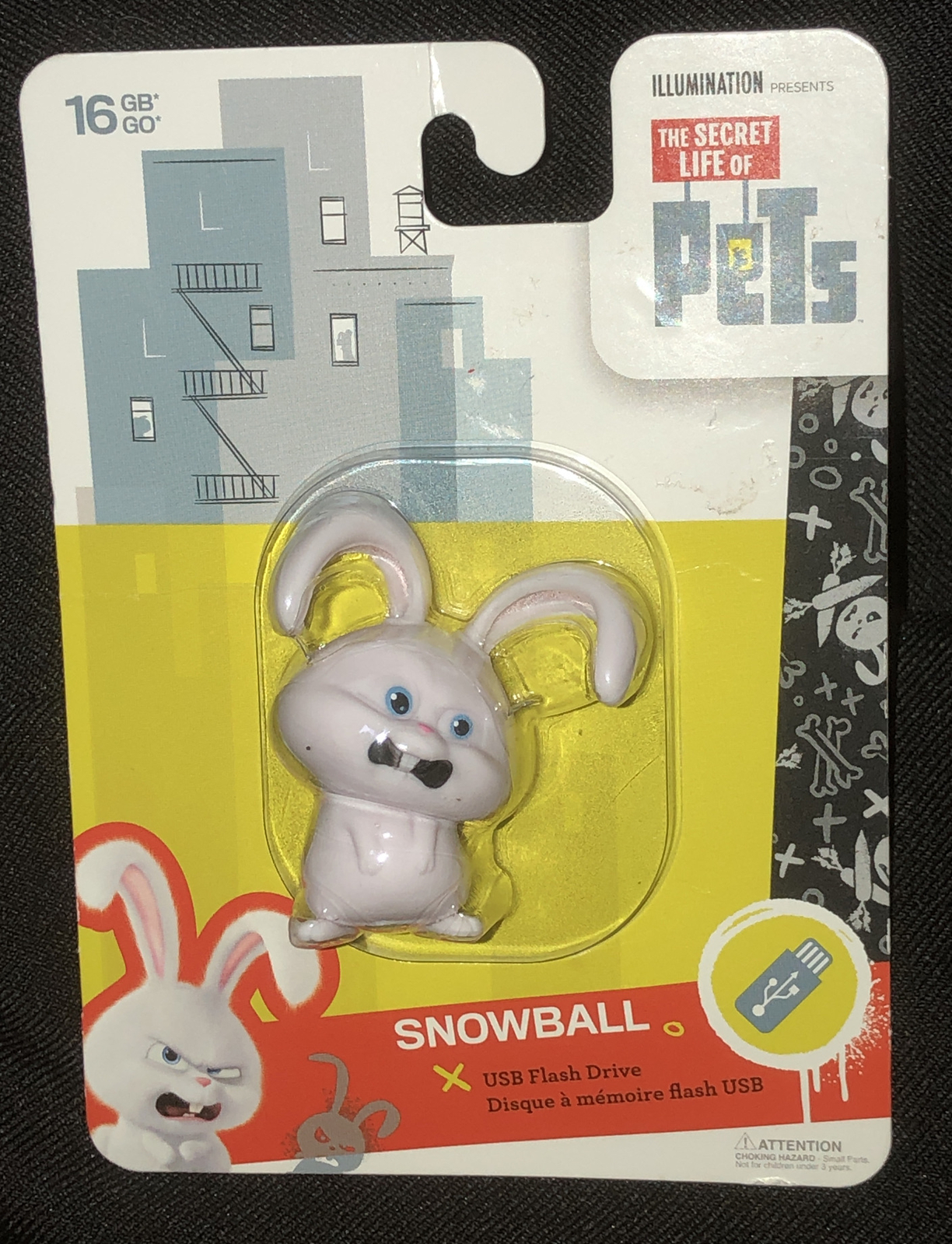 The Secret Life of Pets Collectible 16GB USB Flash Drive - Snowball NEW