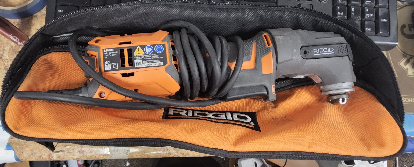 RIDGID R28700 4A Oscillating Multi-Tool