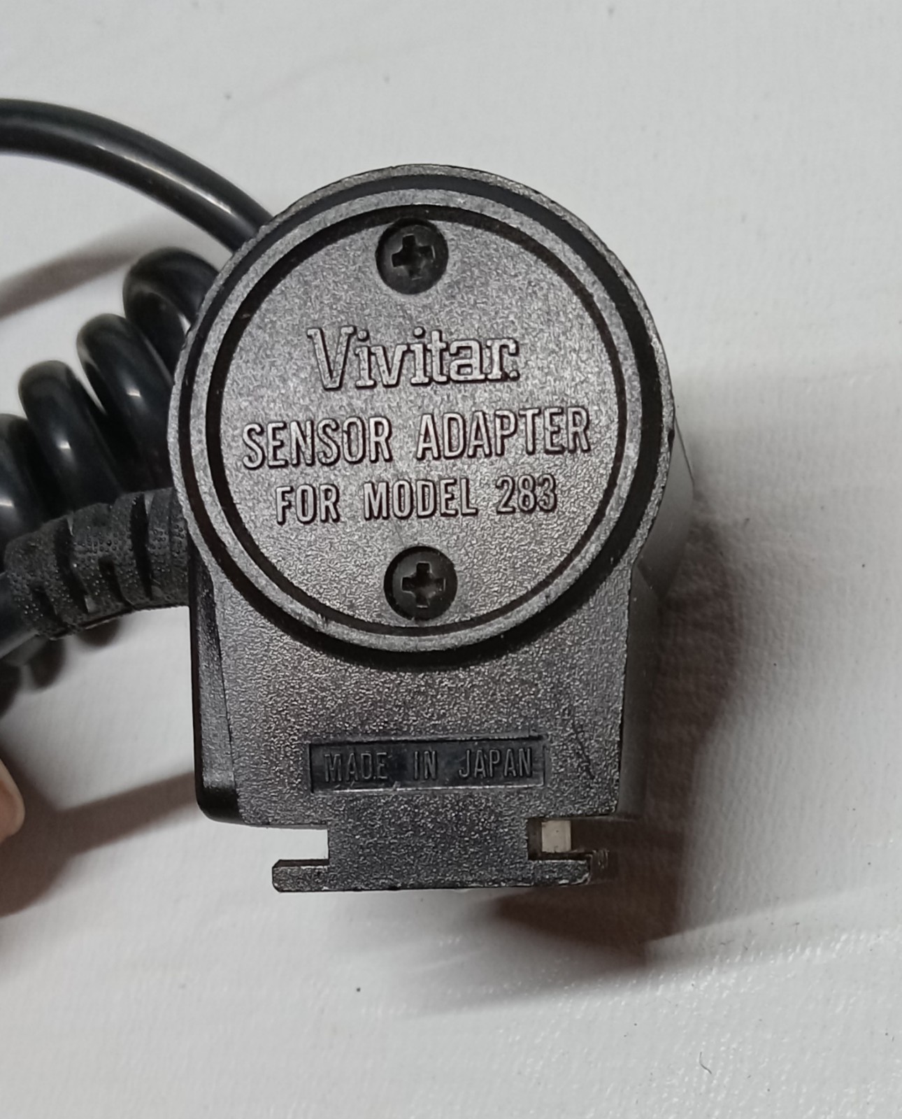 VINTAGE VIVITAR AUTO THYRISTOR SENSOR ADAPTER FOR MODEL 283 FLASH SPEEDLITE UNIT