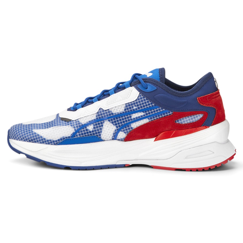 PUMA Bmw M Motorsport X Extent Nitro Lace Up Mens Blue, Red, White Sneakers Cas
