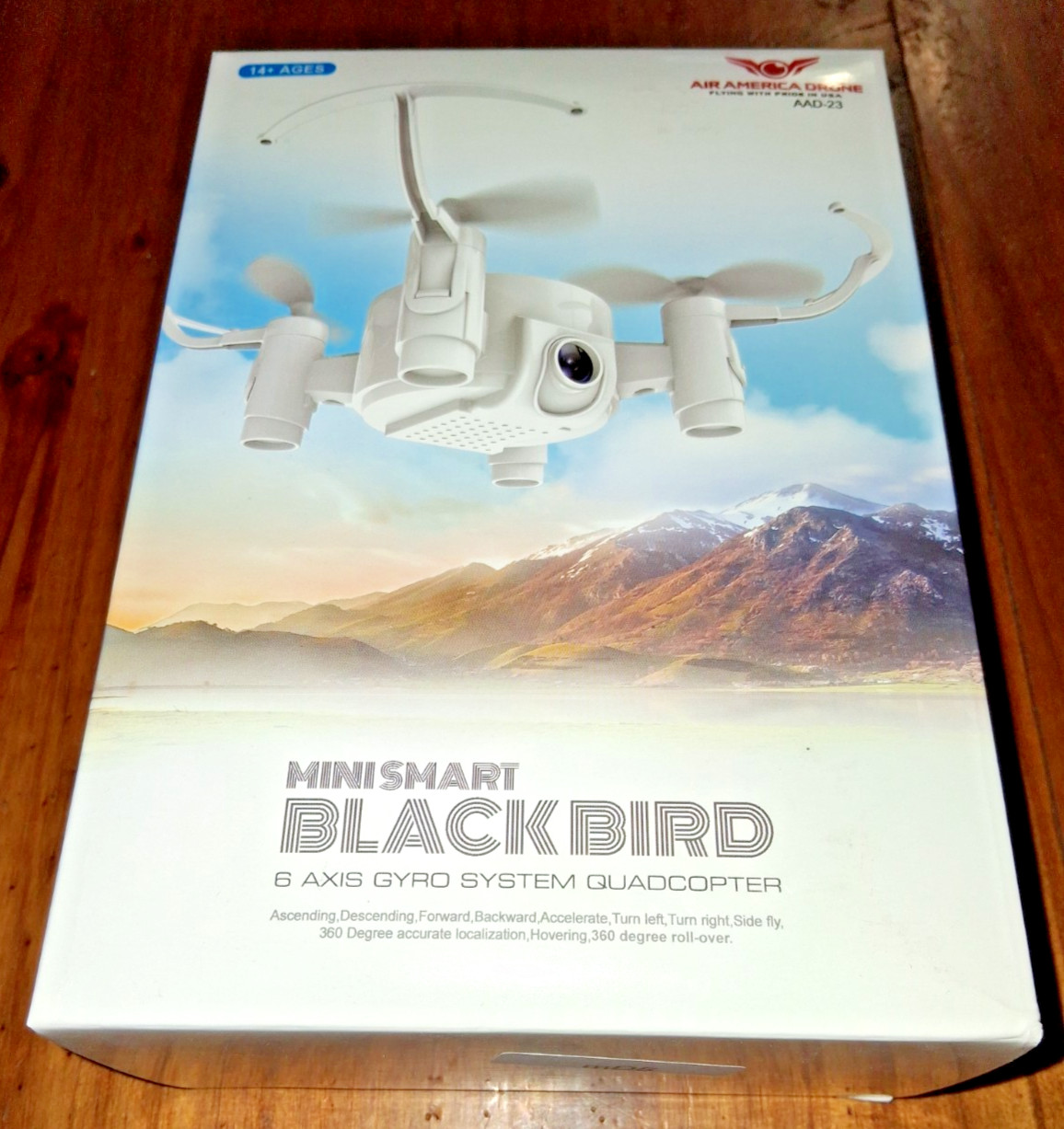 Air America  Smart Black Bird Drone 2.4GHZ 6 Axis Gyro Quadcopter AAD-23