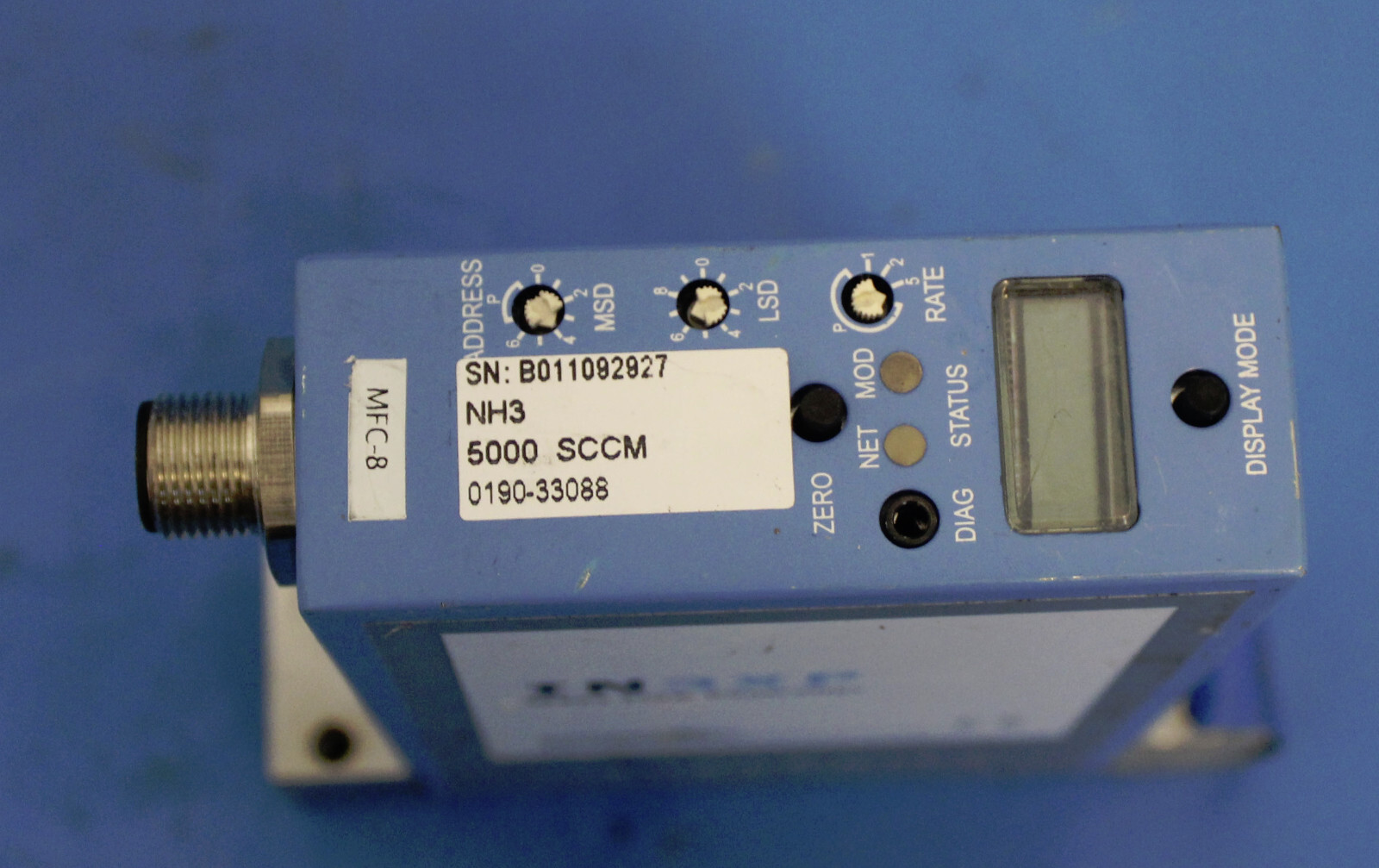 CELERITY MASS FLOW CONTROLLER IN3XP AAVGDD0W1 GAS N2 11000 SCCM