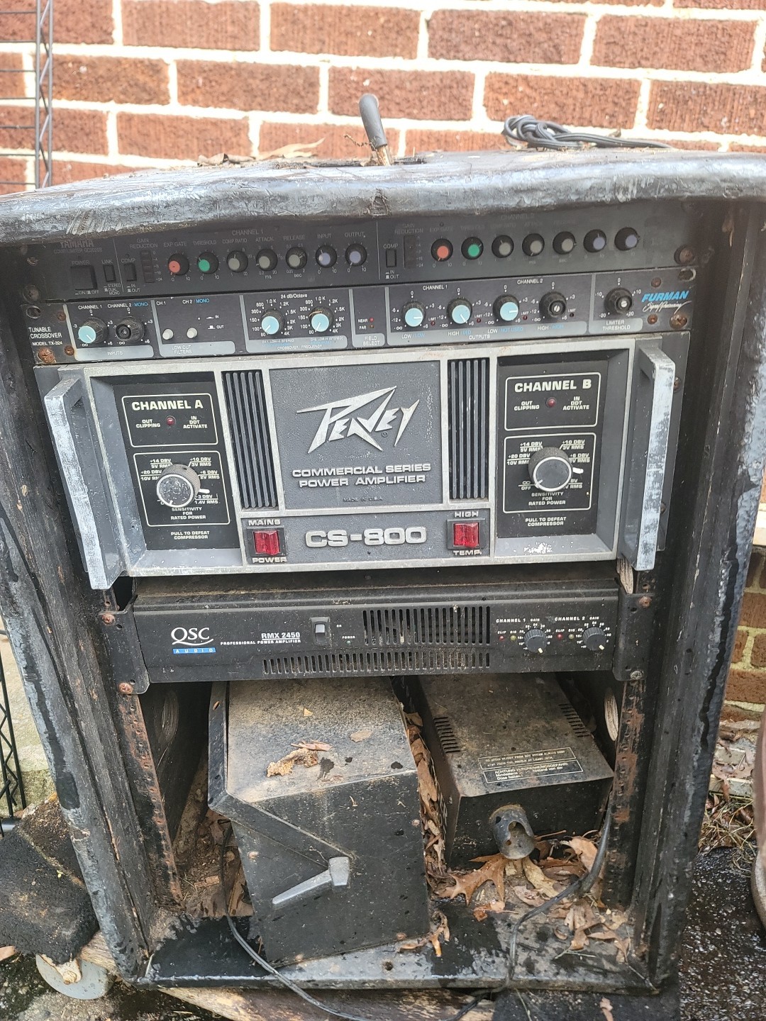 Peavy Qsc Amp And Crossover