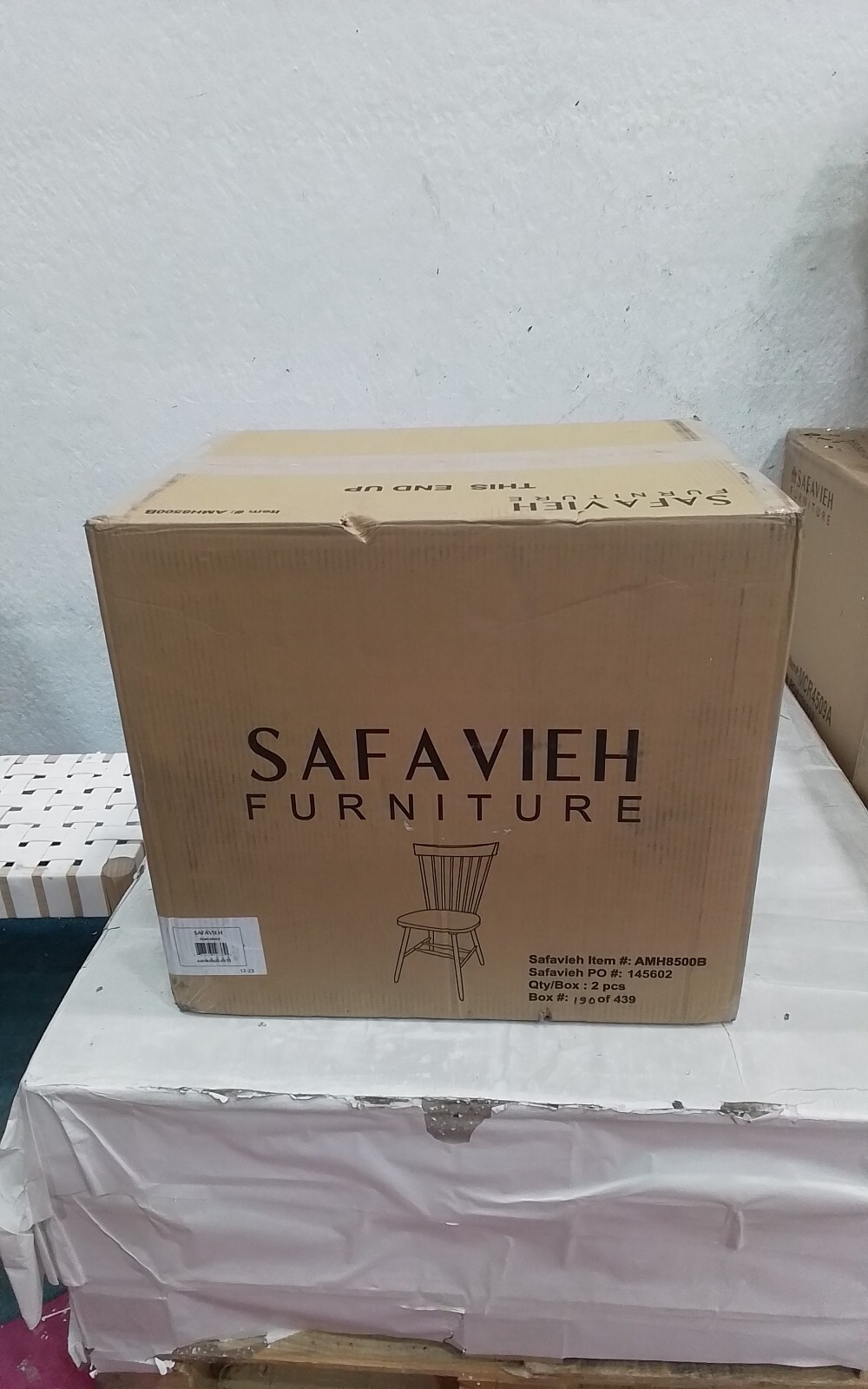 Safavieh PARKER SPINDEL SIDE CHAIR, Reduced Price 2172737677 AMH8500B