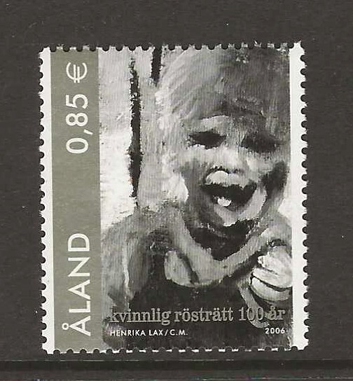 Aland Finland 2006 female voting right MNH (f262)