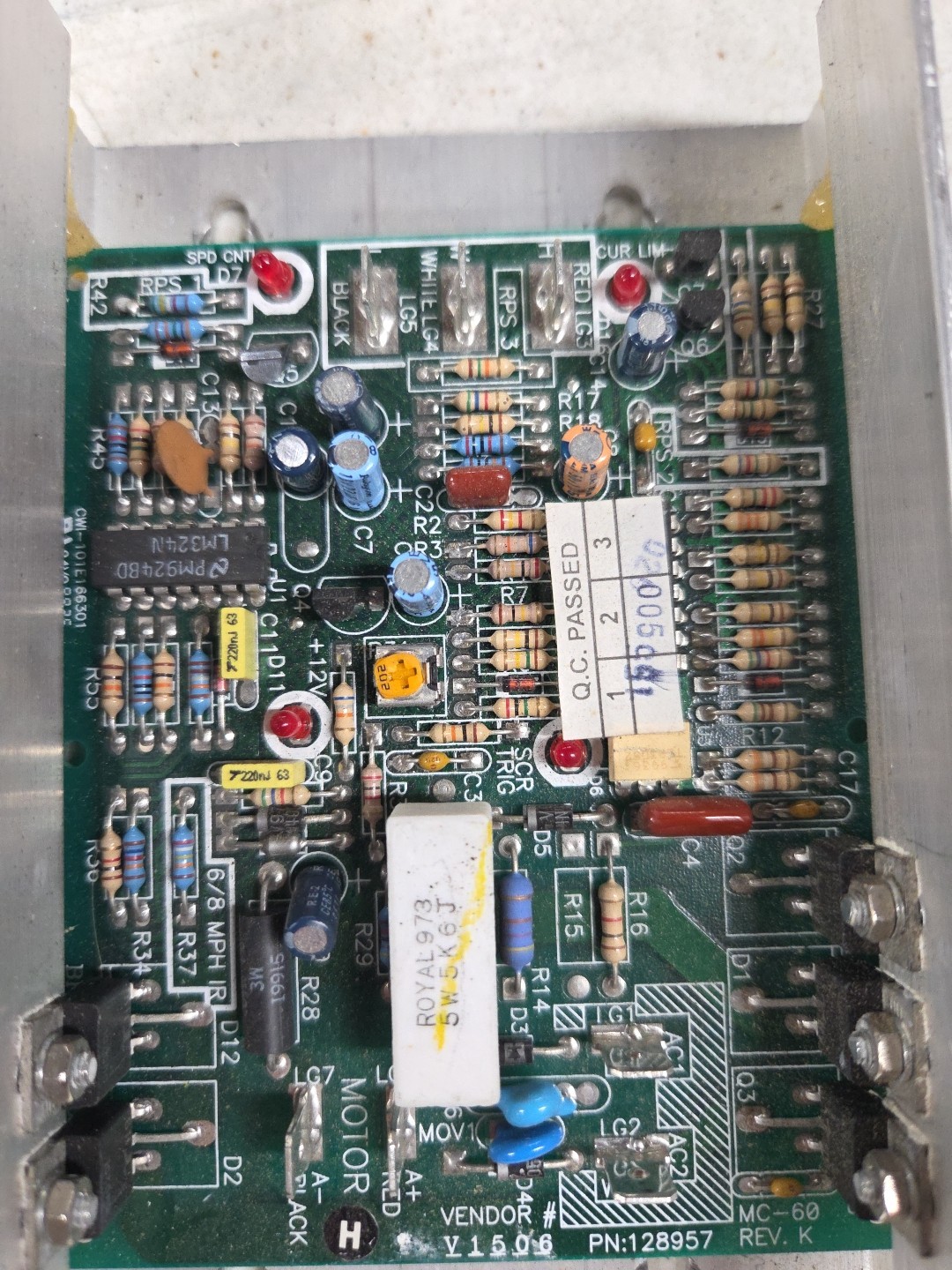 PROFORM FITNESS MOTOR SPEED CONTROLLER MODEL MC-60