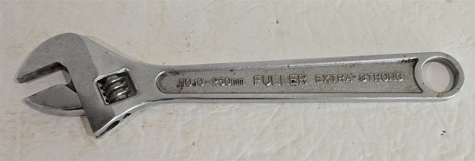 Vintage Fuller Extra Strong No 10-250mm Forged Chrome Vanadium Adjustable Wrench