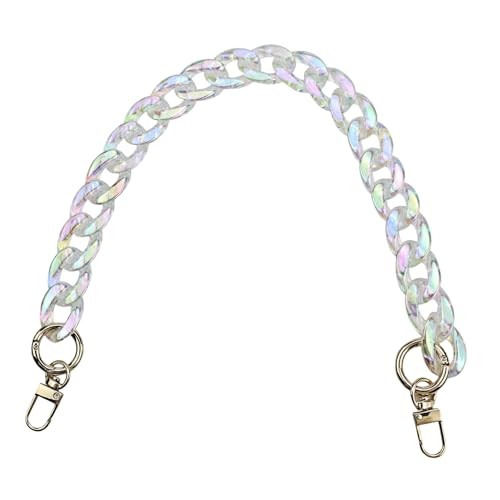 Enyyfit Purse Charm Chain, Iridescent Resin Charm Chain for Purse, 1PCS Semi