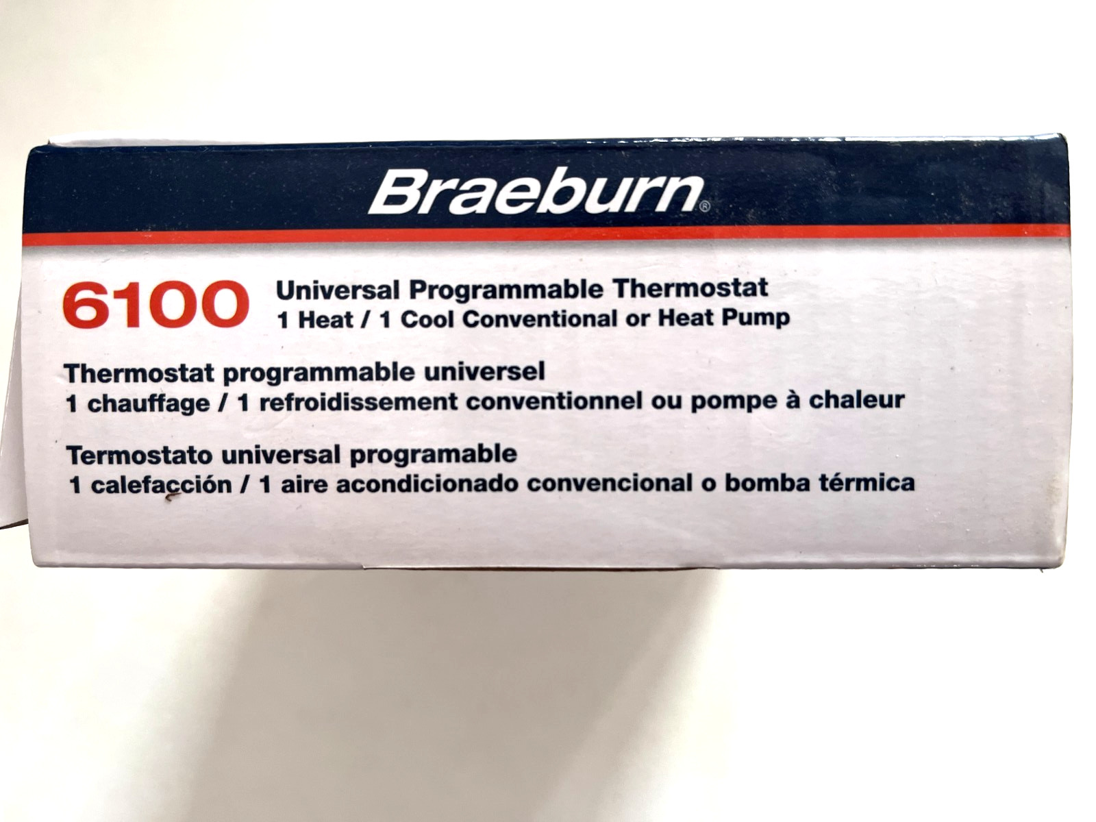 6100 Braeburn 1H/1C Universal Digital Touchscreen Thermostat
