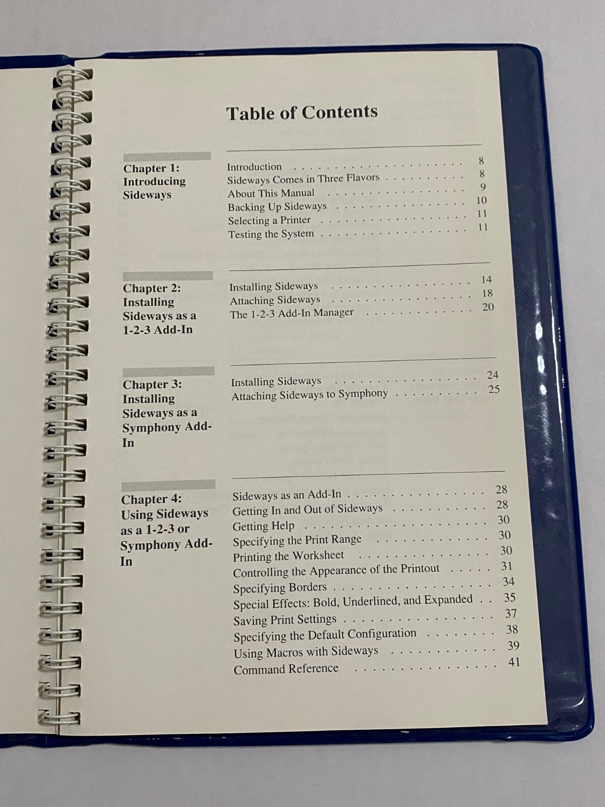 Sideways Software IBM PC Funk MANUAL, 1987 Rotate Spreadsheets for Dot Matrix