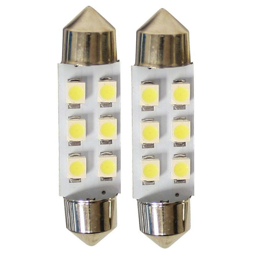 Speed Demon 10-20121 LED Replacement Headlight Bulb, 4210 Festoon (42mm) White