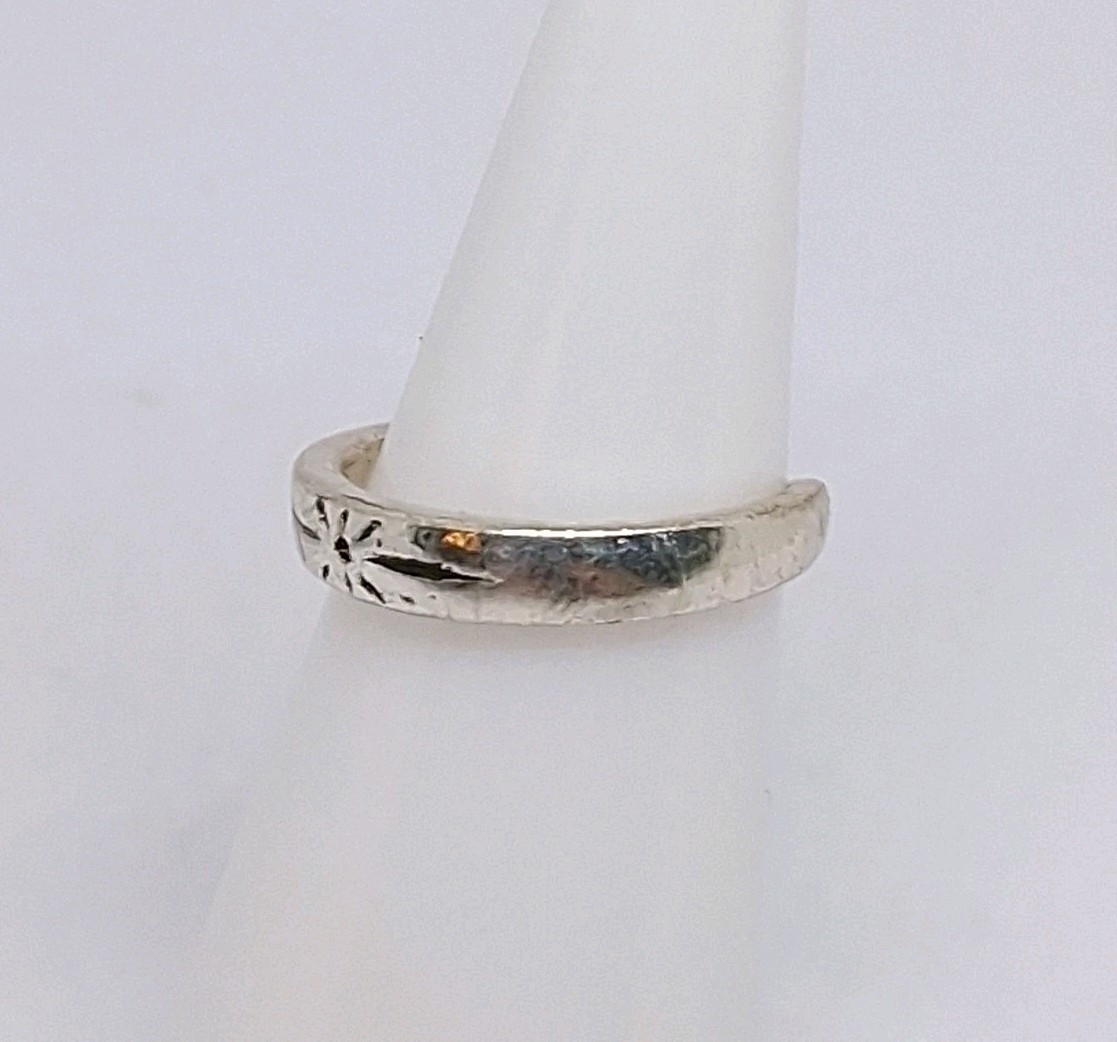 6 pcs Lot Vintage Silver-tone Toe Rings Adjustable
