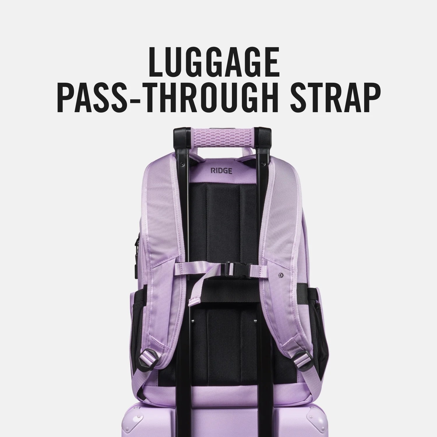 RIDGE COMMUTER BACKPACK in LAVANDER BALLISTIC NYLON 18L