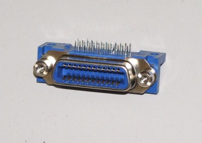 GPIB HPIB 24Pin Connector Female SOCKET for PCB mount thru-hole