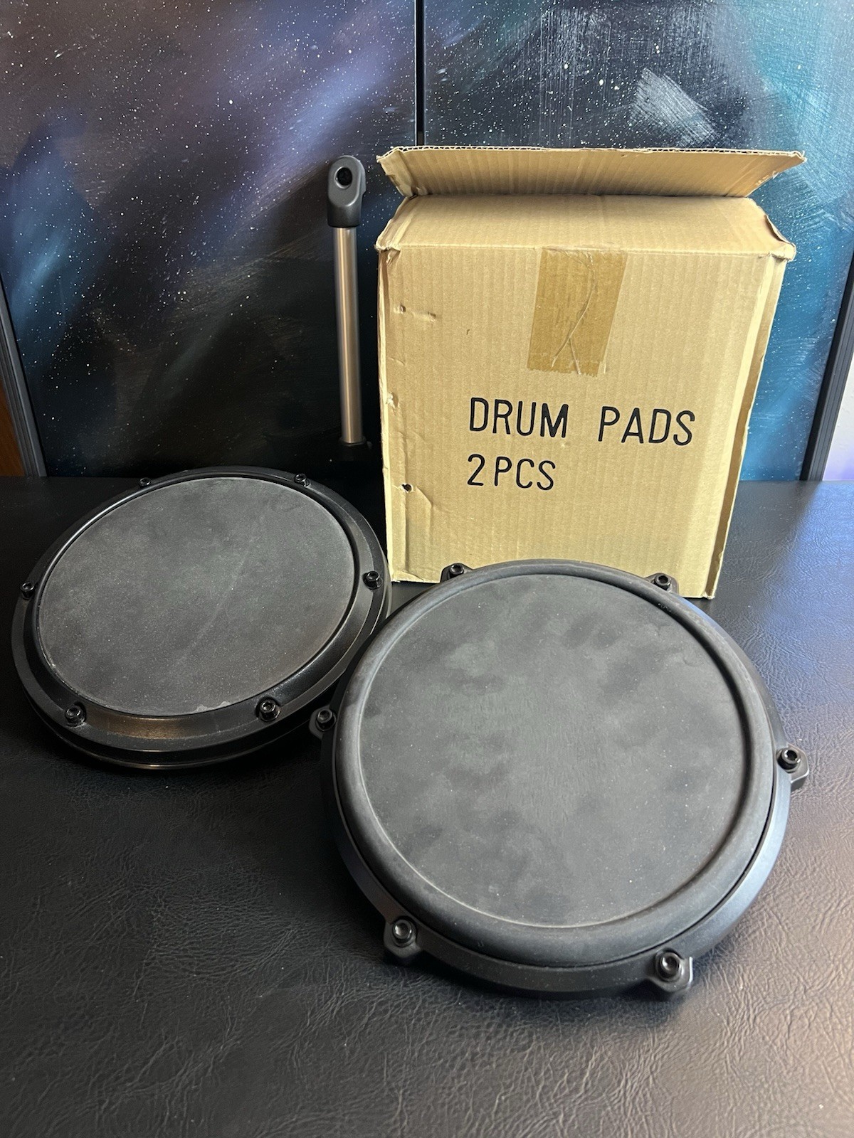 Lot Of 2 Alesis Snare + Tom 8" Drum Pad DM6 Electric Kit DM6kit