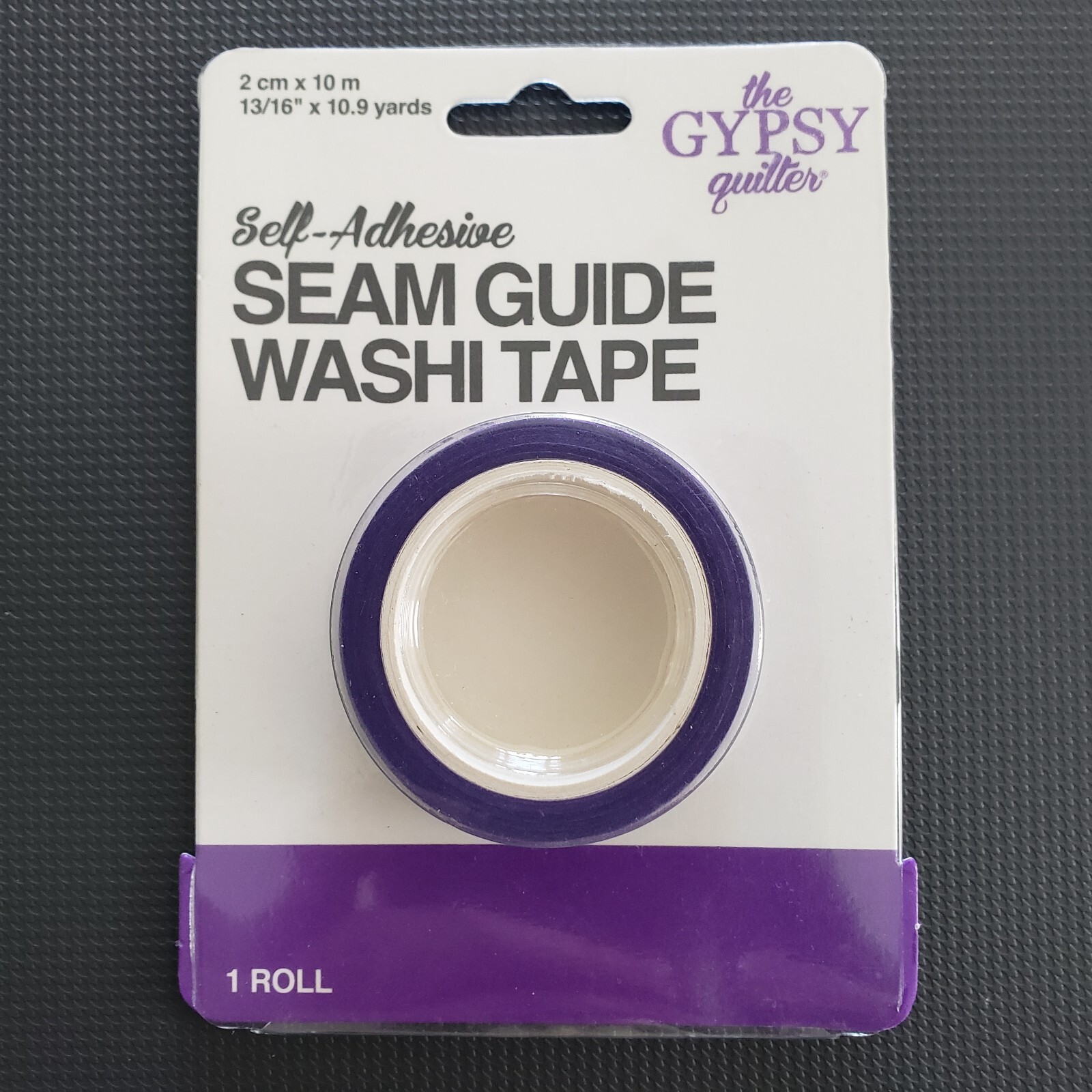 Gypsy Quilter Self Adhesive Seam Guide Washi Tape 10.9yd Roll Quilting TGQ145