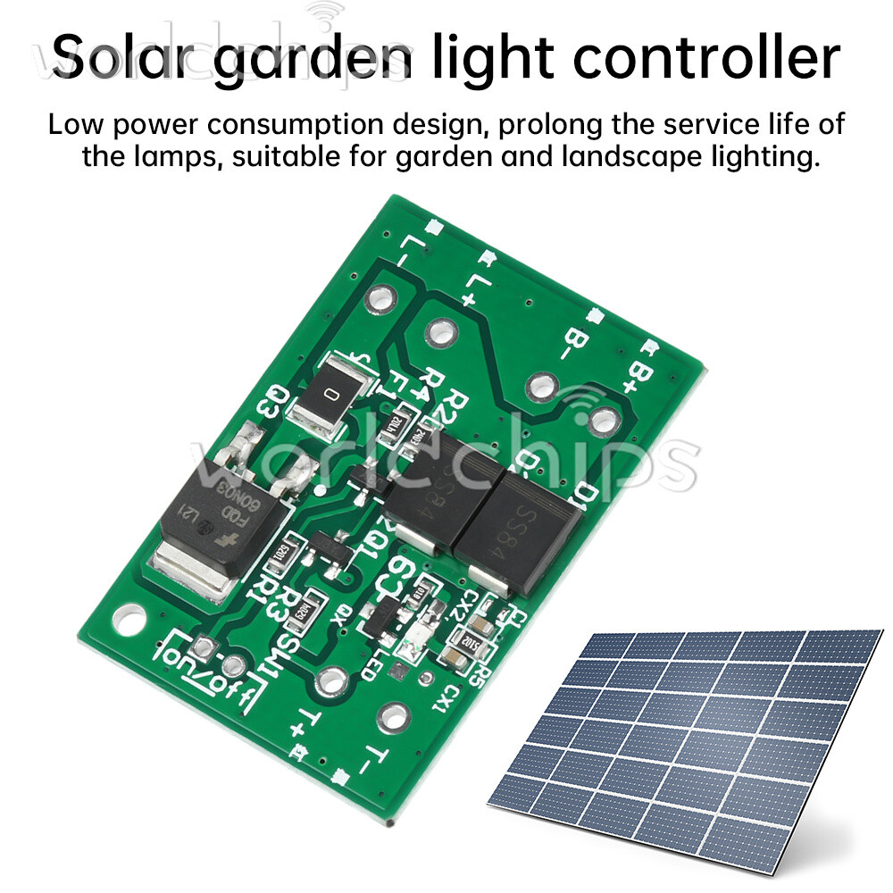 10X 3.2V-15V Solar Light Circuit Control Board Solar Light Controller PCBA Board