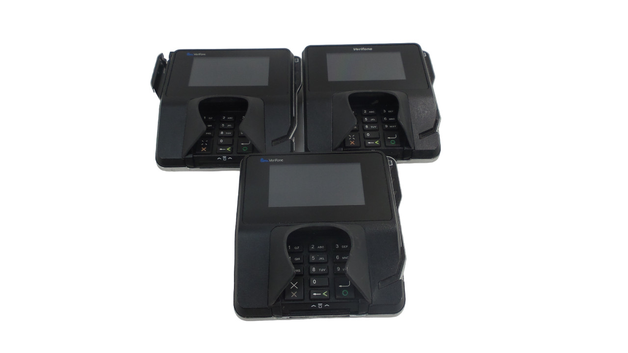 Lot of 3 VeriFone MX915 Credit Card Payment Terminal MX900-03 - Free Shipping