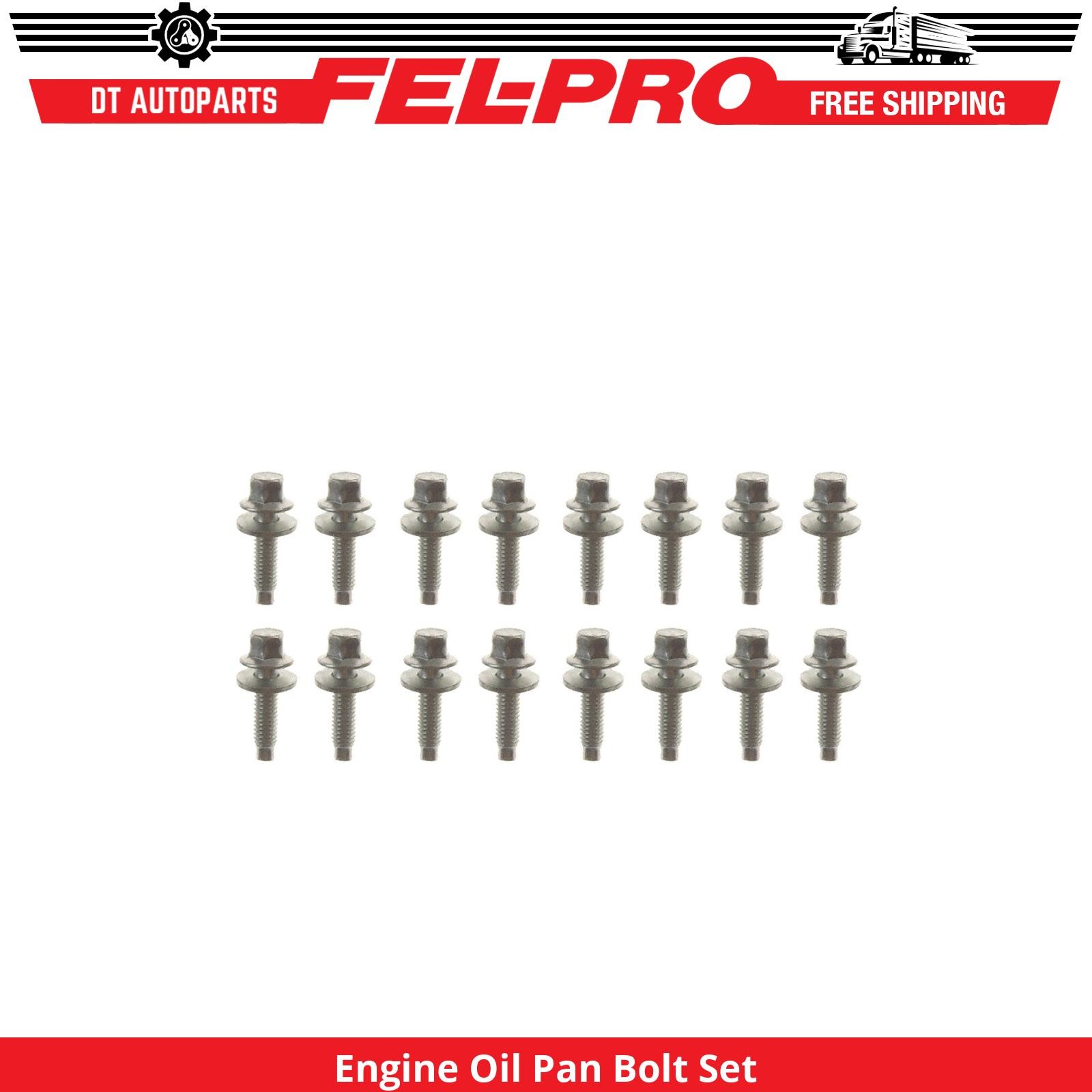 For 1990-1997 Ford Aerostar 3.0L V6 Engine Oil Pan Bolt Set Fel-Pro 1991 1992
